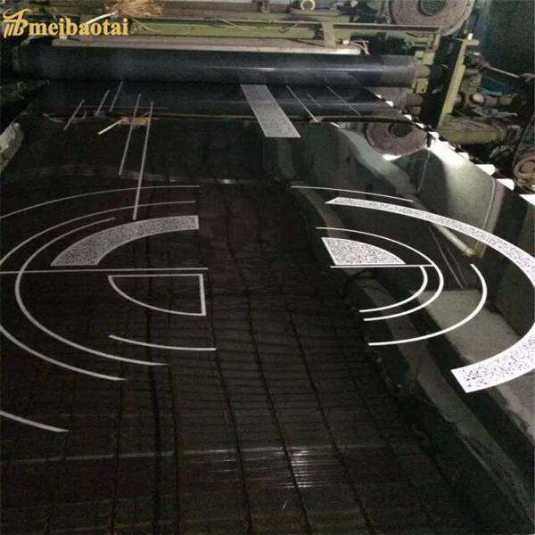 4x8 Etched Mirror Stainless Steel Plate Decorative Elevator