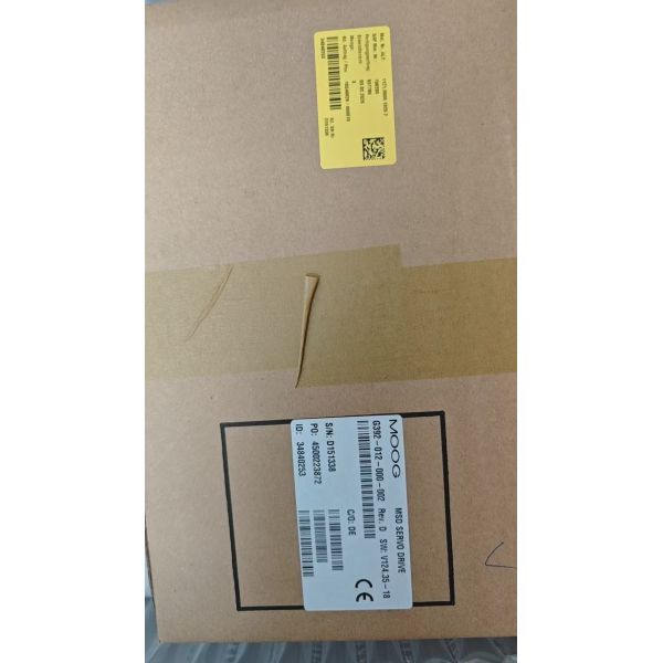 Moog     G392-012-000-002  Moog G392-012-000-002 Servo Drive 4A 3x230/400/480V Single-Axis Motion Control