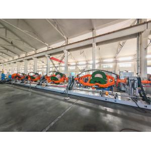 2000mm 1 + 6 mécanique différente liaison tambour Twister câblage machine pour le fil de sécurité détourner