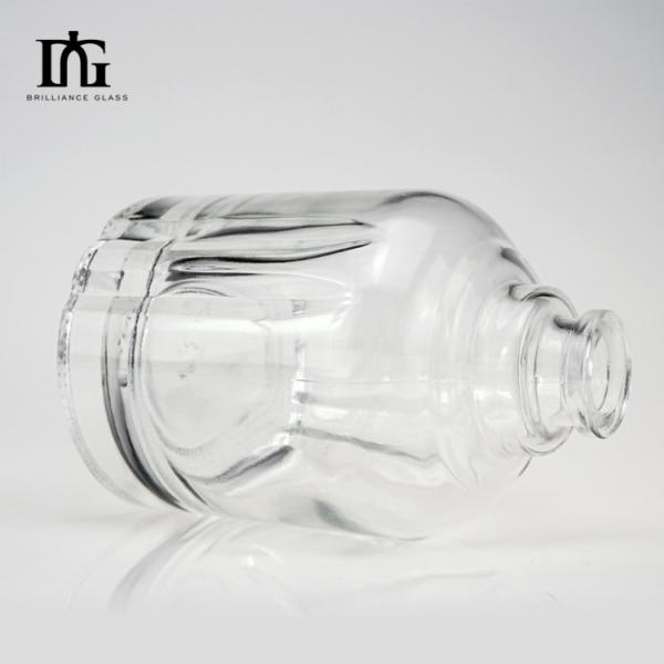 Tequila 500ml Glass Liquor Bottle Luxury Super Flint Glass Water Bottle with Lids