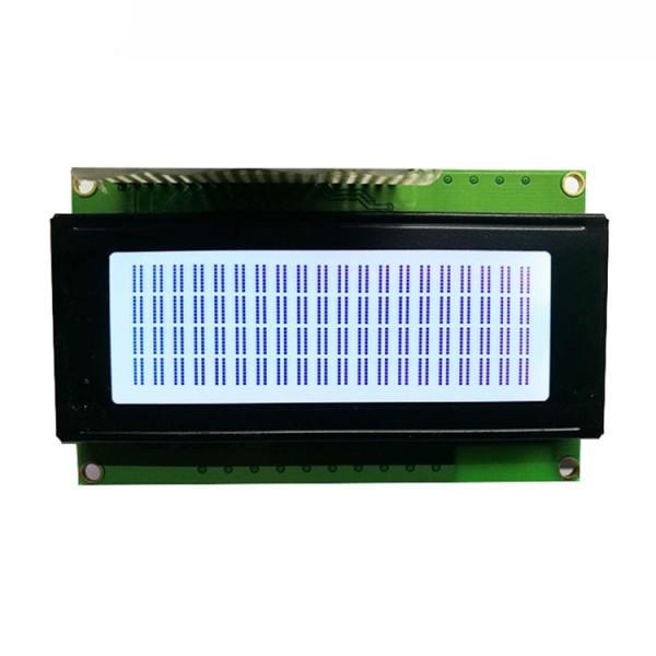 Customized White Background with Blue Text 98x60  Monochrome Fstn Mono 5.0v 4.5v 20(characters)* 4(line)  Lcd Display