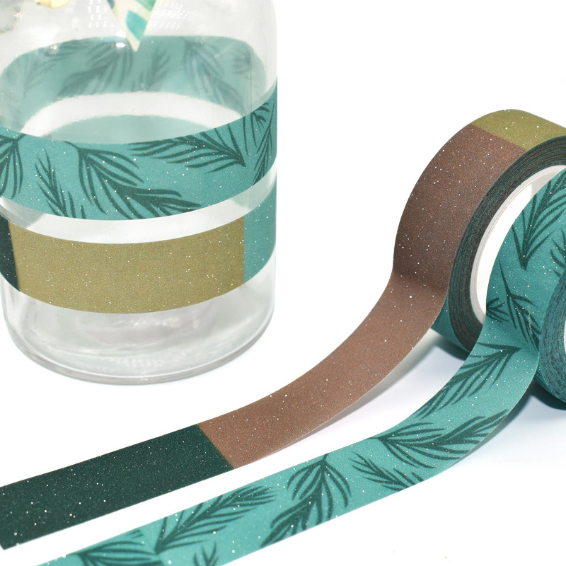 Изготовленная на заказ напечатанная лента Washi ленты Washi яркого блеска водоустойчивая бумажная