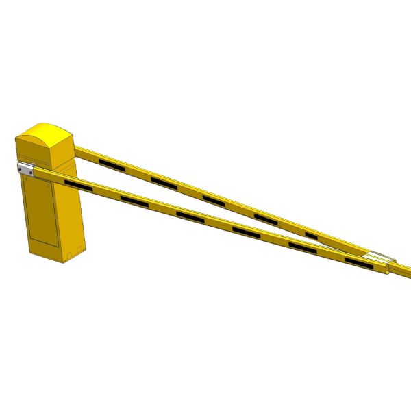 Taiwei TW909-S High-power 10 Meters Custom Length Yellow Automatic Railway Gate Barrier for Secure Access Control