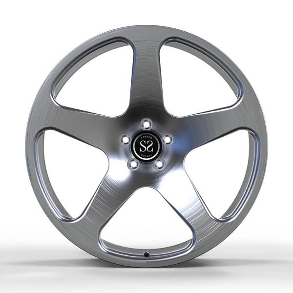 19x8.5 Clear Brushed 1 Piece Forged Wheels For 2016 VW Caddy
