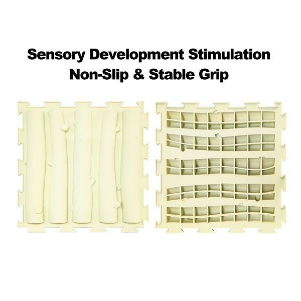 Customized Color Household Sensory Training Durable Silicone Mat Kids Safe Hypoallergenic Material Branch Texture Home Early Education Balance Pad