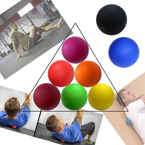 Твердость лакросс шарика массажа йоги силиконовой резины эко- дружелюбная высокая