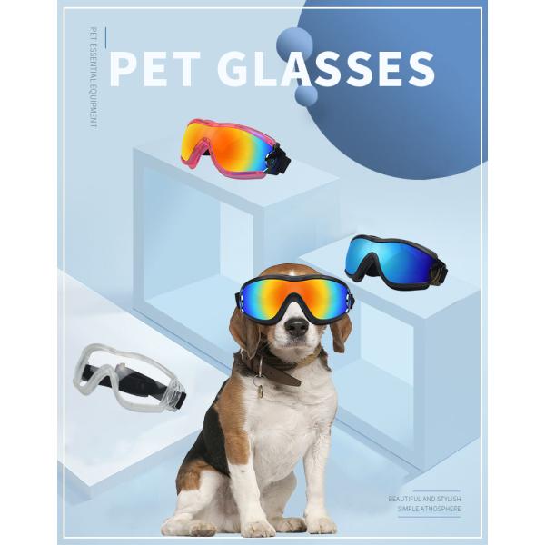 Gafas de sol para perros Gafas para mascotas Ojos para la nieve Playa Motocicleta Perros Gafas de protección Raza