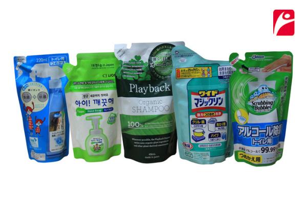 Liquid Plastic Zipper Bags With Zipper Ny / Pe laminated Packaging Anti - Counterfeit