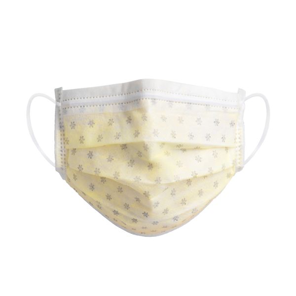 Haixin Health Children Facemask Non-woven Fabric Yellow Pediatric Masks Medical Disposable Face Mask Suppliers Wholesale
