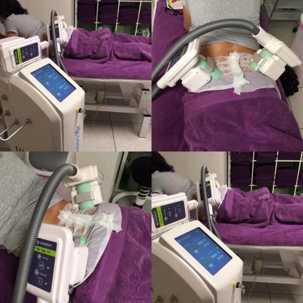 Máquina gorda de congelação gorda da redução do funcionamento simultâneo das cabeças do emagrecimento 2 do OEM/ODM