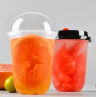 Gobelets en plastique en forme de U de qualité alimentaire en PET servant du thé et du café lors de fêtes de mariage