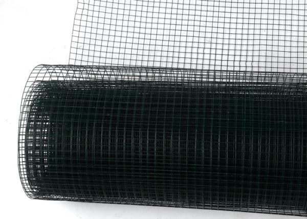 En plastique vert revêtu de treillis métalliques soudés pour une forme de trou carré de 1/2 