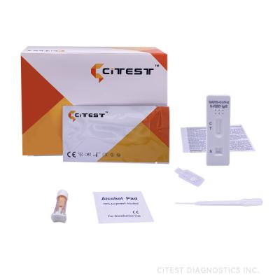 10 essai rapide d'anticorps du kit SARS-CoV-2 S-RBD IgG d'essai d'anticorps des minutes COVID 19