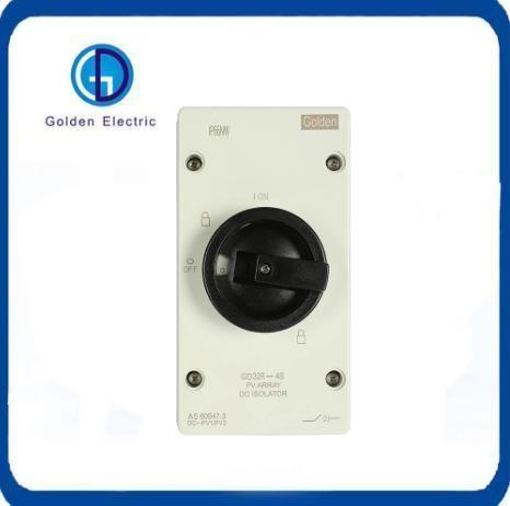 Customizable IP66 Solar DC Isolator Switch Easy Operation with Real Time Detection