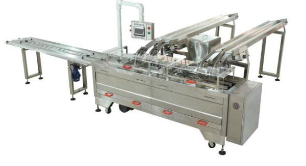 Dois linha automática máquina do biscoito do sanduíche fácil de operar
