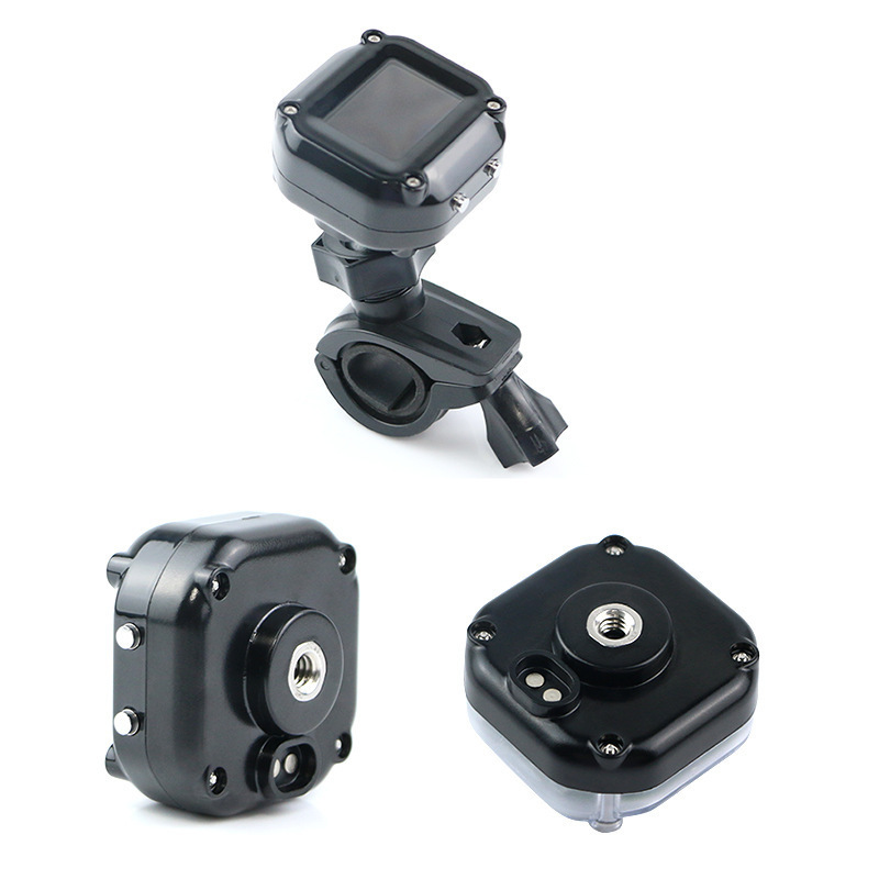 Motorcycle TPMS 12V Universal Fit Tire Pressure Monitoring System Solar Powered Display External Sensors