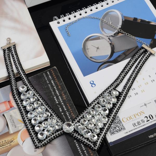 Rhinestones Decorative Chocker Collar Fashional Accessories Dance Wear Accessories