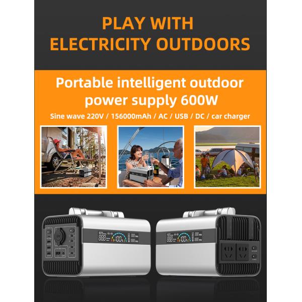 Электростанция ДК АК USB УПС 600В портативная электростанция 156000мАх для автомобиля портативного компьютера перемещения