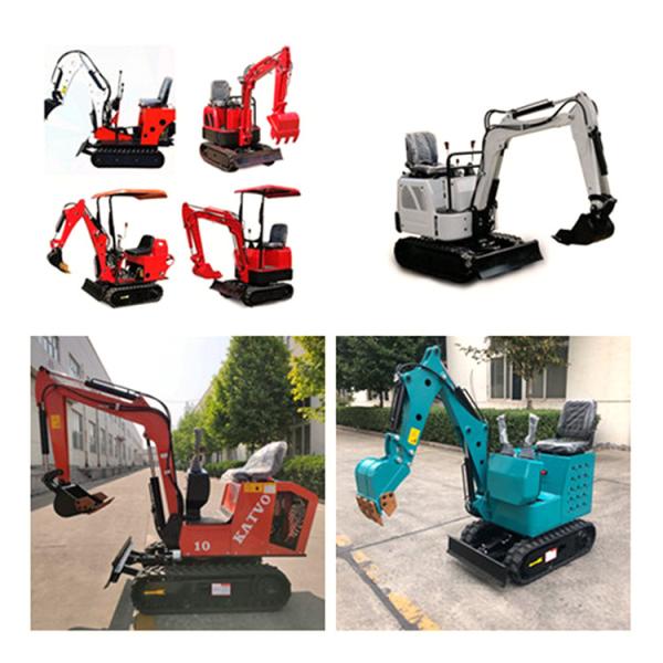 Orange OEM Diesel Engine Mini Excavator Machine Small Excavators Digger For Farm Winery Agricultural Garden