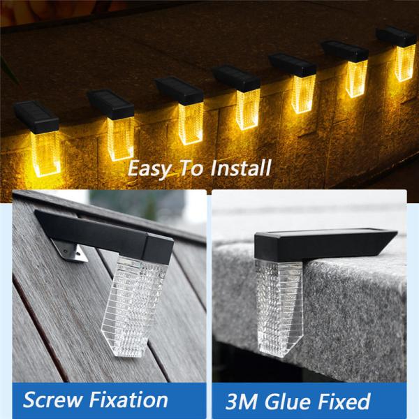 50000 Hour Working Lifetime Solar Led Gate Landscape Lighting with Rgb Warm White
