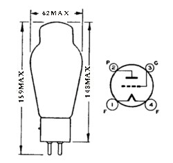 Hybrid Bluetooth Audio Tube , Direct - Heated Type DIY Audio Tube PSVANE WR50