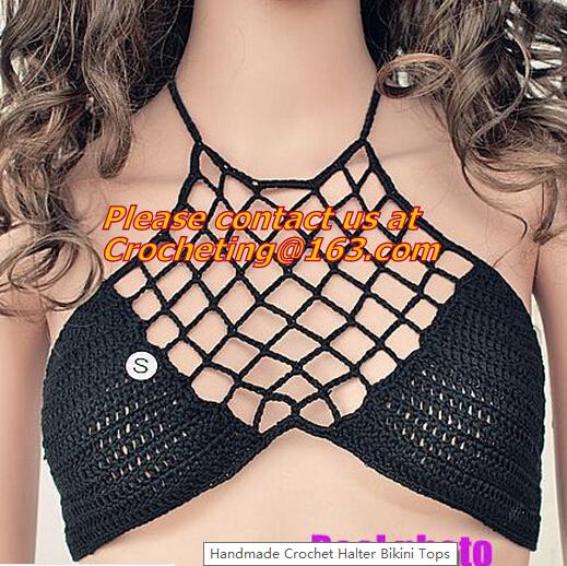 Women's underwear, bikini beachwear. Crochet red sexy bikini, pin swimsuit, the trend of the summer of 2015