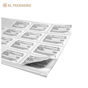 Waterproof Paper Fragile Stickers for Carton and Box Packaging