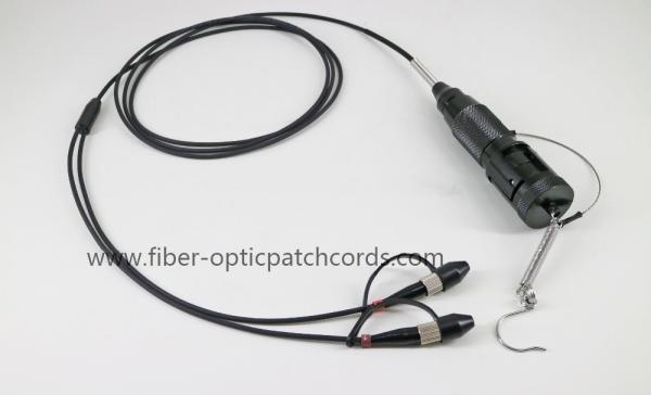2 Cores Tactical Connector Outdoor Warterproof Military Fiber Optic Cable Assembly