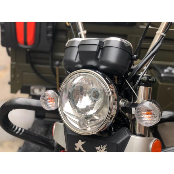 Front Shock Absorber 200 cc Gasoline 3 Wheel Cargo Tricycle for Long-lasting Delivery
