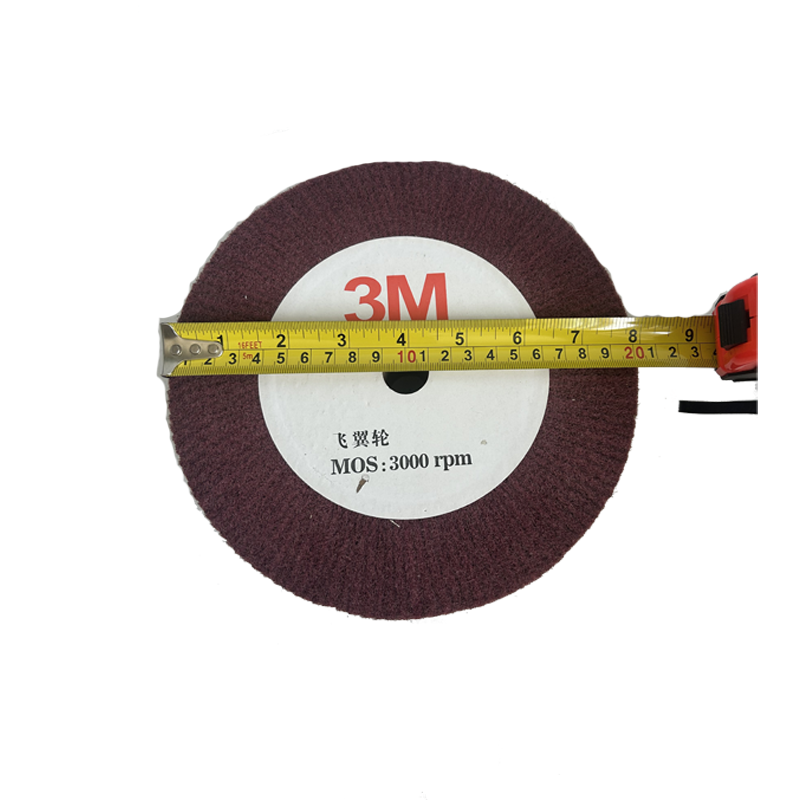 3M Flap Wheel, Fiber Wheel, Abrasive-Impregnated Stainless Steel Satin Finishing Wheel, Nylon Polishing Fabric Wheel