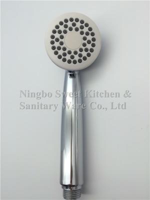 ABS material chrome plating single function shower head hand shower rain shower sanitary ware accessories high quality