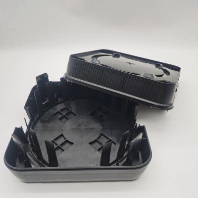 Capacidade 25pcs Embalagem de Wafer Semicondutor Caixa Negra Condutora PP Wafer Horizontal Carregador