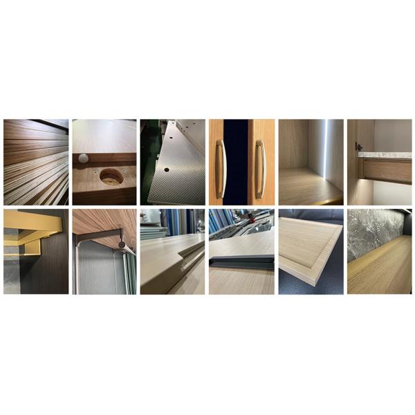 Armazém de cozinha moderno de parede multifuncional de madeira maciça Design moderno