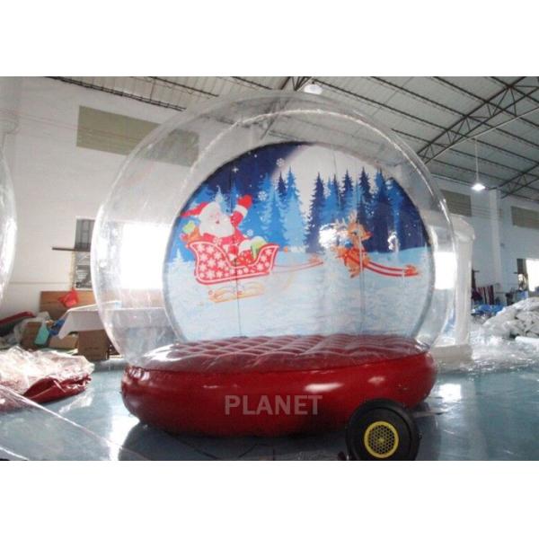 будочка фото глобуса снега 4M 5M раздувная отскакивая с воздуходувкой