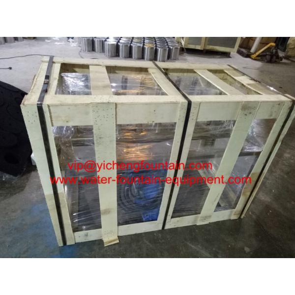 Customized Seagull Wave Water Fountain Equipment Outdoor With Stand Length1.1 Meter