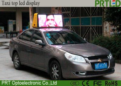Wireless P5 Taxi Top LED Display High Brightness 3G / 4G Taxi Top LED Screen