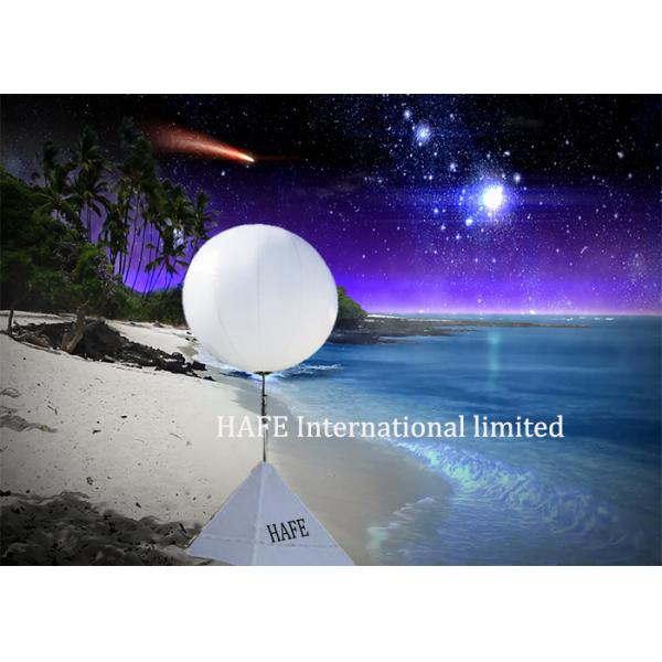 2000W Light Up Balloons Comfortable Day And Night Seaside Decoration Lighting