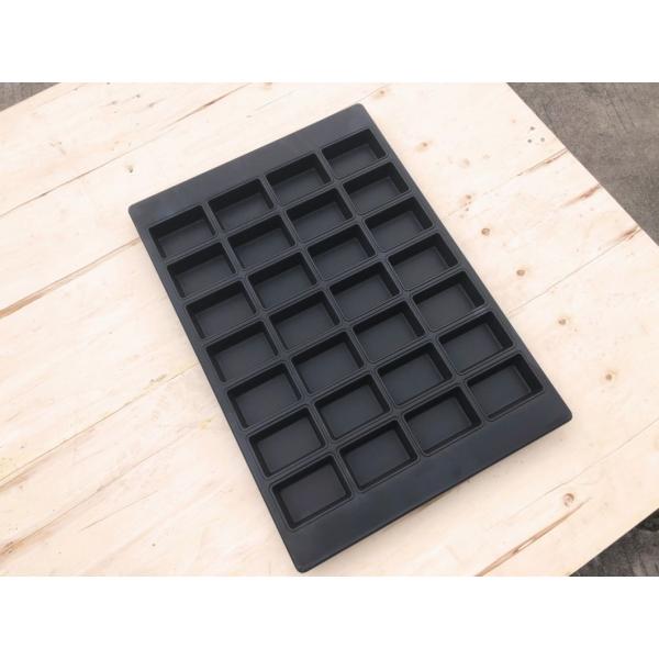 RK Bakeware China Foodservice NSF 45727 28 Compartment Glazed Aluminized Steel Mini Loaf Specialty Muffin Pan