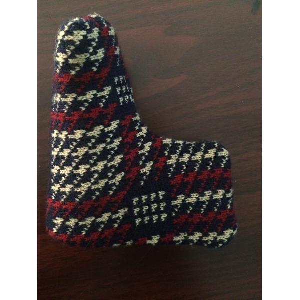 knitted head cover , golf knitted golf putter head cover , golf putter head cover