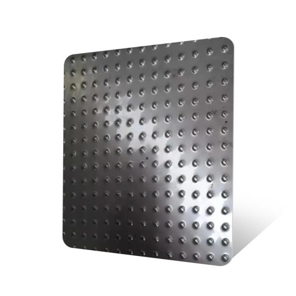 316 304 Anti - Slip Checkered Stainless Steel Plate With Small Dot Pattern