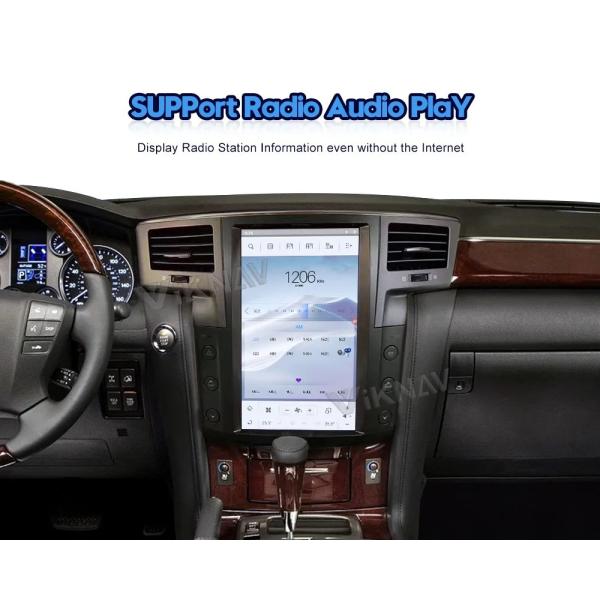 Hd 13,6 дюйма Android Car Head Unit для Lexus Lx570 2007-2015 годов