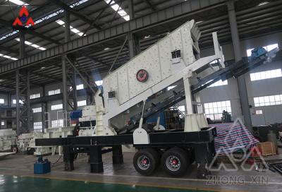 Triturador de pedra móvel industrial que mina a máquina grande do triturador de pedra
