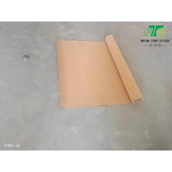 1mm Eco épais Cork Underlayment Soundproofing 220kg/Cbm pour le plancher de PVC