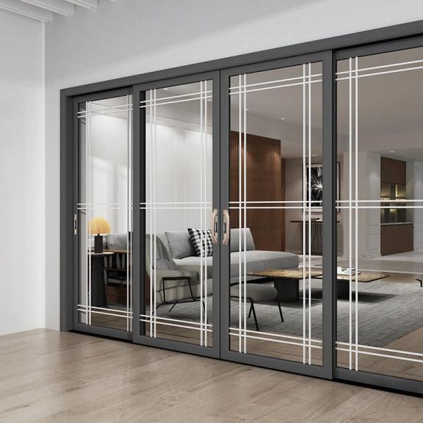China Suppliers' Aluminum Sliding Waterproof Doors With 304 Stainless Steel