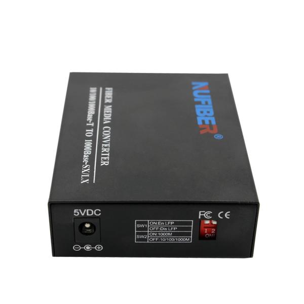 Gigabit SFP Slot Optic Media Converter 10/100/1000M SFP to UTP Ethernet Converter 5V1A