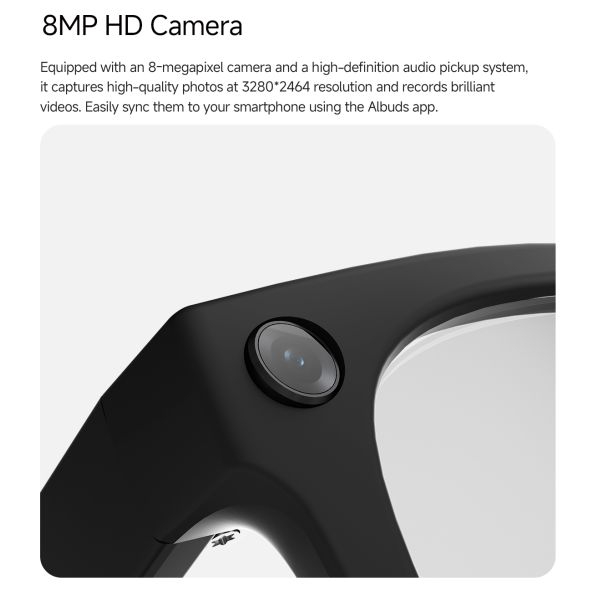 8MP MT5 Ultra Al Smart Recording Glasses With Charging Case 2026