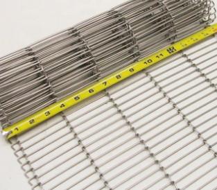 Heat Resistant Flat Flex SS 304 Wire Mesh Belt For Bake Conveyor