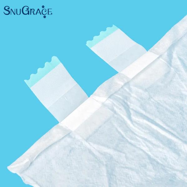 Fraldas descartáveis para adultos Odm Oem Alta Absorção Anti-Fugas 3D Canal de Prevenção