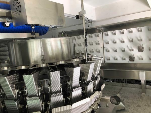 Screw Multi Head Combination Weigher 32 Heads Mixed Juicy Pet Food SUS304