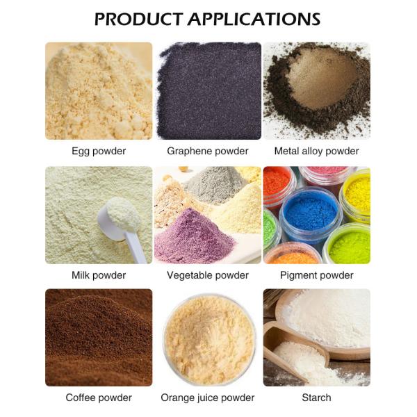 Машина для сушки с помощью спрея крови животных, кофе, яиц, порошка 7кВт 3000 мл/ч